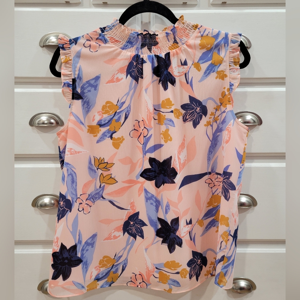 J. Crew Floral Blouse - Picture 2 of 6